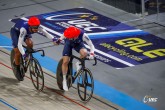 2024 UEC Track Elite European Championships - Apeldoorn (Netherlands) - Day 2 - 11/01/2024 - Men's Madison - Thomas Boudat (France) - Donavan Grondin (France) - photo Roberto Bettini/SprintCyclingAgency?2024 